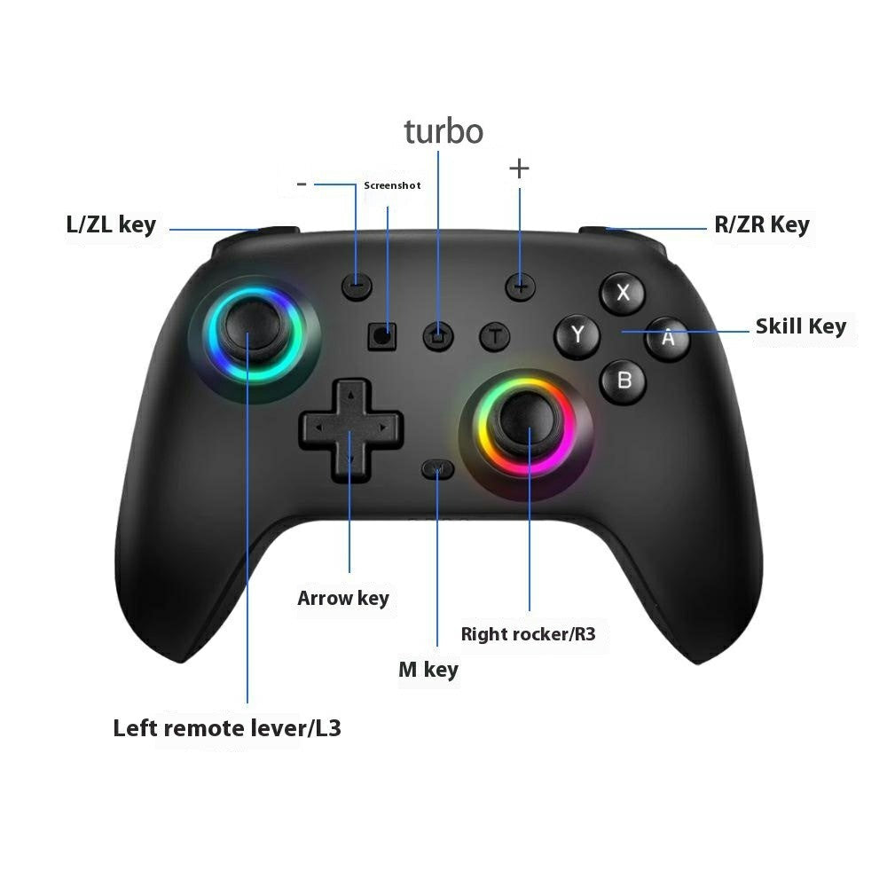 SW-01146-B For Nintendo Switch Pro Wireless Game Controller for Switch Pro Back Button Wake Function Bluetooth-compatible Gamepad