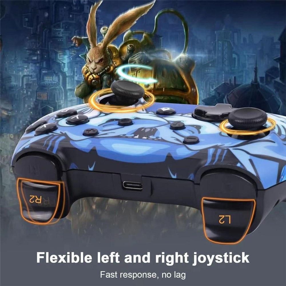 CX-270C Game Controller Dual Motor Vibration 3D Joystick Six-Axis Gyroscope Wireless Bluetooth-Compatible Gamepad