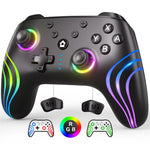 CX-262 Colorful Light Game Controller Six-Axis Motion Sensing Dual Motor Vibration Bluetooth-Compatible Gamepad