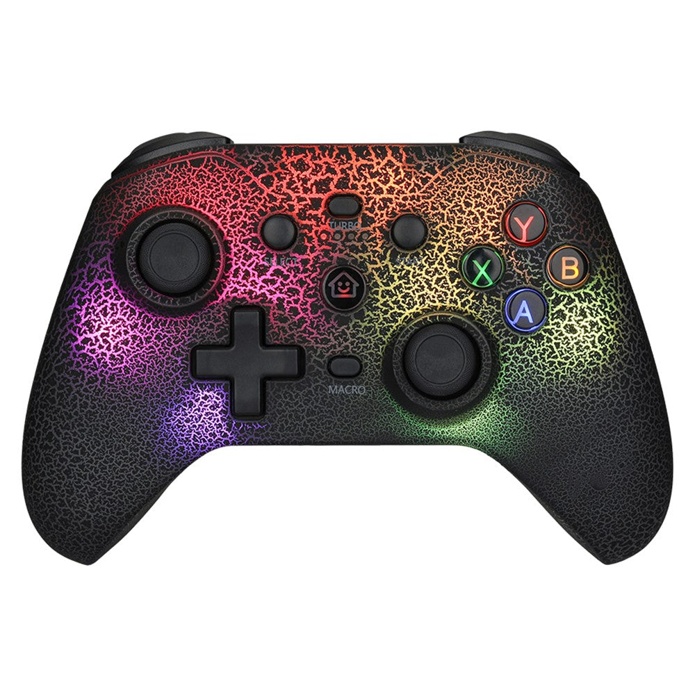 NS21 For Nintendo Switch / Ios / Android / PC RGB Light Gaming Controller Programmable Buttons Wireless Gamepad