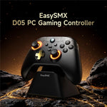 EASYSMX D05 Gaming Controller Dual Hall Sensor Bluetooth-Compatible / 2.4G Wireless / Wired RGB Gamepad with Charging Dock