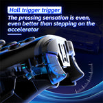 G6S Hall Joystick Trigger Six Axis Body Sensation Bluetooth-compatible Wireless Gamepad for Switch / iOS / Android / PC, with Receiver