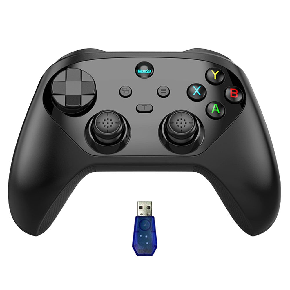 G6S Hall Joystick Trigger Six Axis Body Sensation Bluetooth-compatible Wireless Gamepad for Switch / iOS / Android / PC, with Receiver