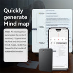 A3 8GB AI Voice Recorder ChatGPT Smart Transcription Real-Time Speech to Text Instant Translation Device, Switch + Reset Key
