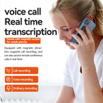 A3 256GB ChatGPT AI Voice Recorder APP Control Smart Transcription Speech to Text Recorder, Single Key + Reset Button