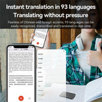 A3 Arc Frame Diagonal Stripes 32GB AI Voice Recorder ChatGPT Smart Transcription Magnetic Sound Recorder