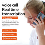 A3 Arc Frame Diagonal Stripes 64GB AI Voice Recorder ChatGPT Smart Transcription Magnetic Sound Recorder