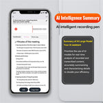 A1A 8GB AI Voice Recorder ChatGPT Transcription Translation APP Control Recording Device