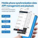 A1A 32GB AI Voice Recorder ChatGPT Transcription Translation APP Control Recording Device