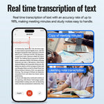Q90A 64 GB AI Stemmeoptager ChatGPT Smart Transkription App-styret Lydoptager Pen