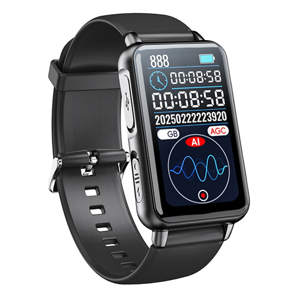 S18A 8GB AI Voice Recorder ChatGPT Smart Transcription App Controlled Recording Watch Translator