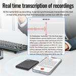 A5 128GB AI Voice Recorder GPT Intelligent Audio Recorder APP Control Real Time Transcription Summary Translation Device