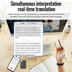 A5 128GB AI Voice Recorder GPT Intelligent Audio Recorder APP Control Real Time Transcription Summary Translation Device