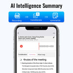 M29A 16GB AI Stemmeoptager ChatGPT Smart Transskription Oversættelse Lydoptager APP-kontrol