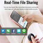 M29A 64GB AI Voice Recorder ChatGPT Smart Transcription Translation Sound Recorder APP Control