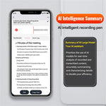 Q70A AI Voice Recorder ChatGPT 64GB Smart Transcription Translation App Control Magnetic Sound Recorder