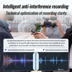 Q88A AI Smart Voice Recorder 32GB HD Noise Reduction One-Touch Recording Pen 1.14 Inch IPS Screen