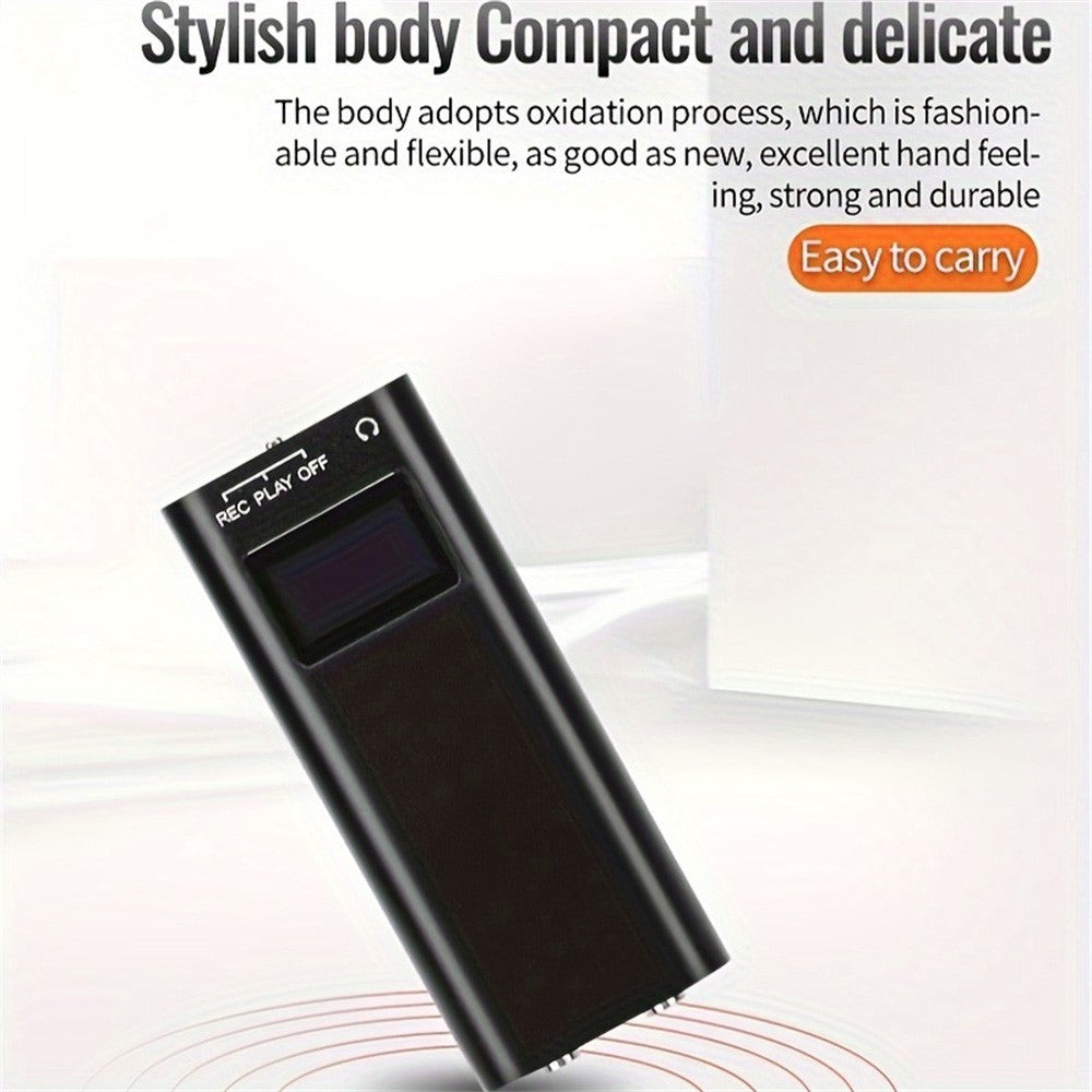 Q25 8GB Smart Voice Recorder with Screen Noise Reduction Portable Voice Activated Recording Device