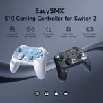 EASYSMX S10 Game Controller for Nintendo Switch 2 / 1 / Android / iOS One Key Wake Up Gamepad with RGB Light