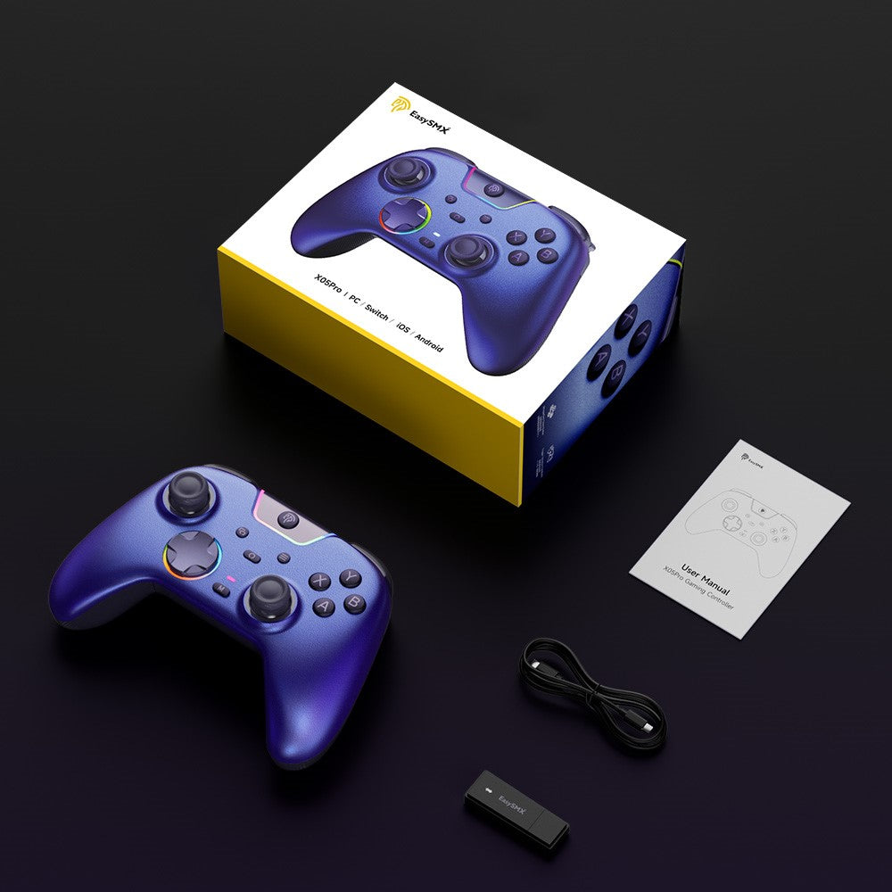 EASYSMX X05Pro Triple Mode Gaming Controller for Nintendo Switch / Switch Lite / Switch OLED Gamepad with Dual Stage Hall Triggers