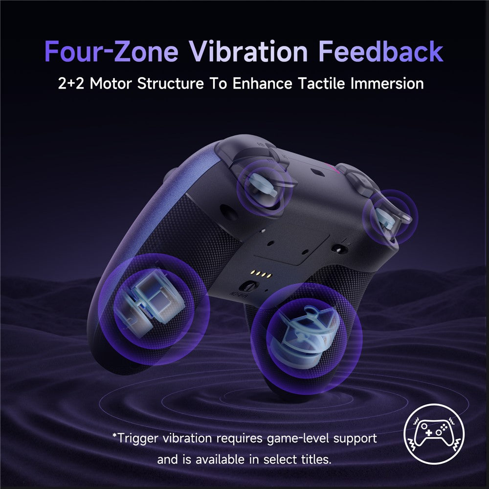EASYSMX X05Pro Triple Mode Gaming Controller for Nintendo Switch / Switch Lite / Switch OLED Gamepad with Dual Stage Hall Triggers