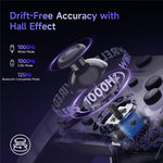 EASYSMX X05Pro Triple Mode Gaming Controller for Nintendo Switch / Switch Lite / Switch OLED Gamepad with Dual Stage Hall Triggers