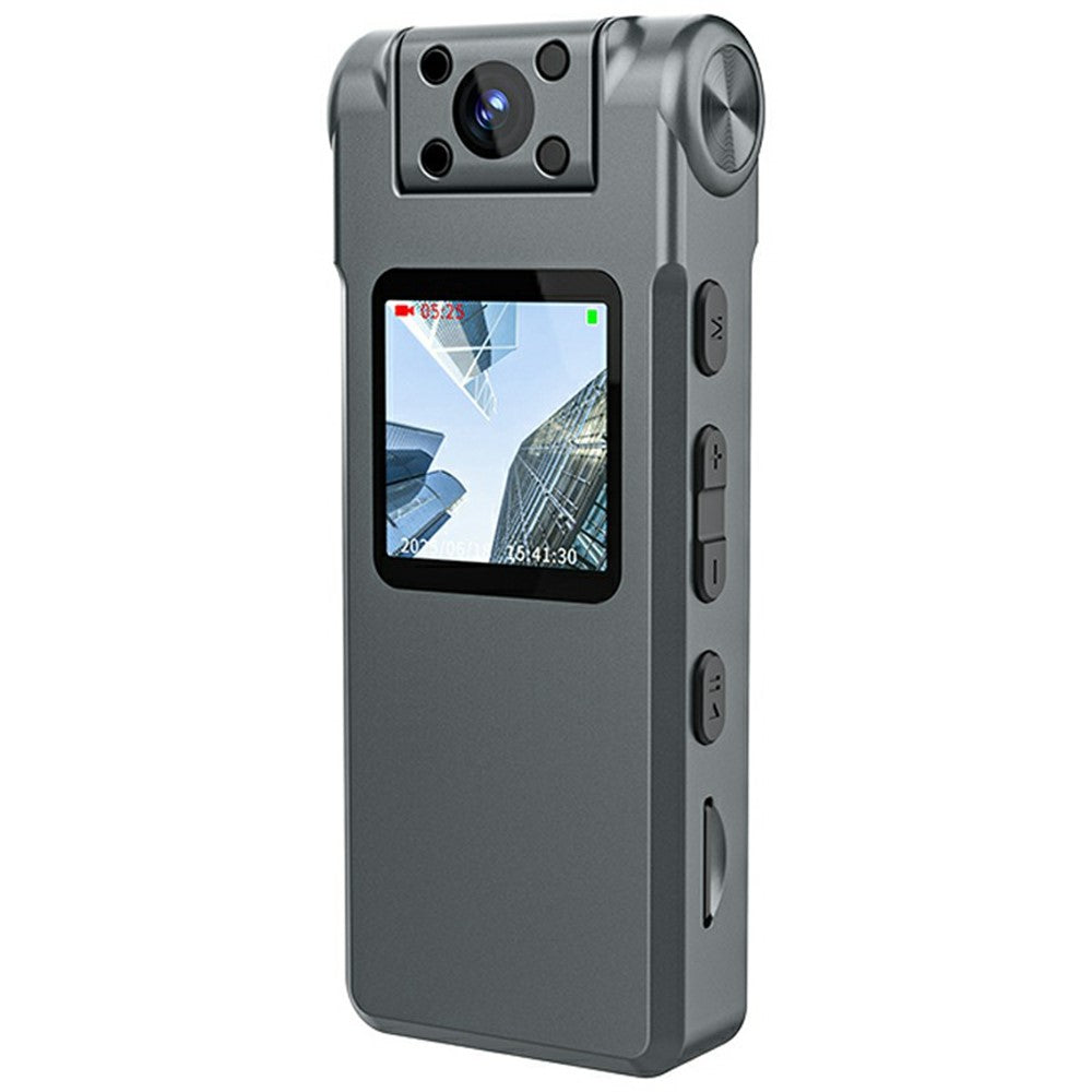 V28 HD Noise Reduction Voice Recorder 1920P Direct Recording Device with 180° Rotation Lens and 4GB Card