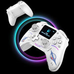 HS-AD220 Multi-Function Game Controller Screen Display Wireless Gamepad for PC / PS4 / N-Switch / Android / iOS