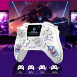 HS-AD220 Multi-Function Game Controller Screen Display Wireless Gamepad for PC / PS4 / N-Switch / Android / iOS