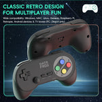 DATA FROG PC07 2Pcs 2.4G Wireless Gaming Controller for PC / Android / Tablet Dual Player Gamepad
