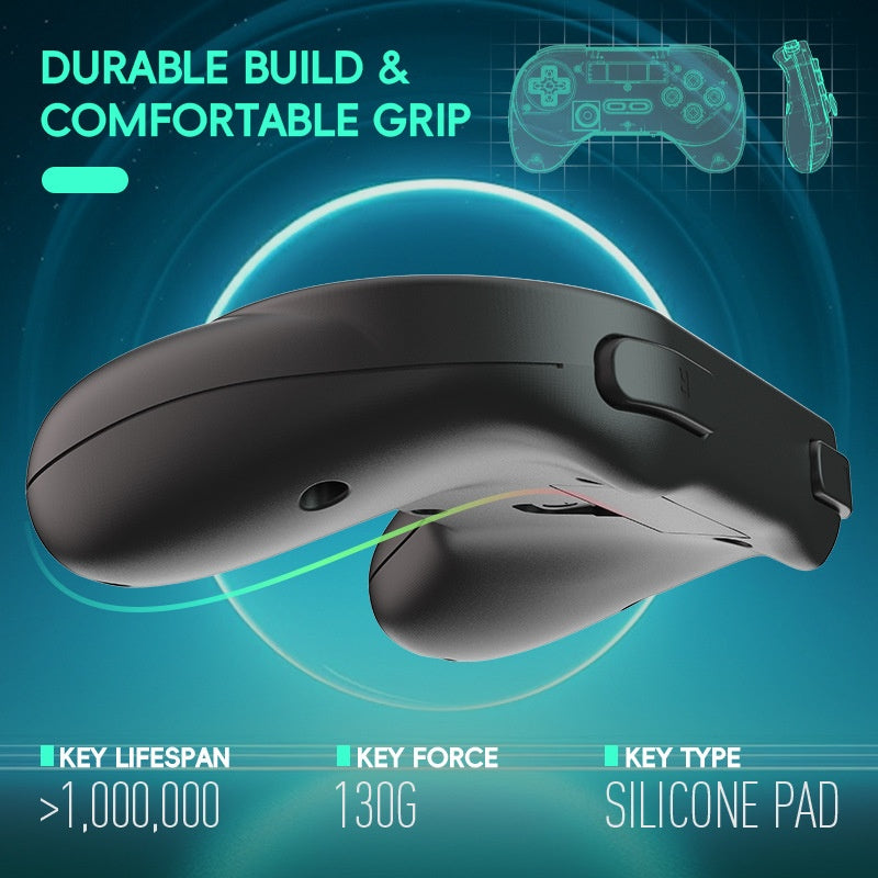 DATA FROG PC07 2Pcs 2.4G Wireless Gaming Controller for PC / Android / Tablet Dual Player Gamepad