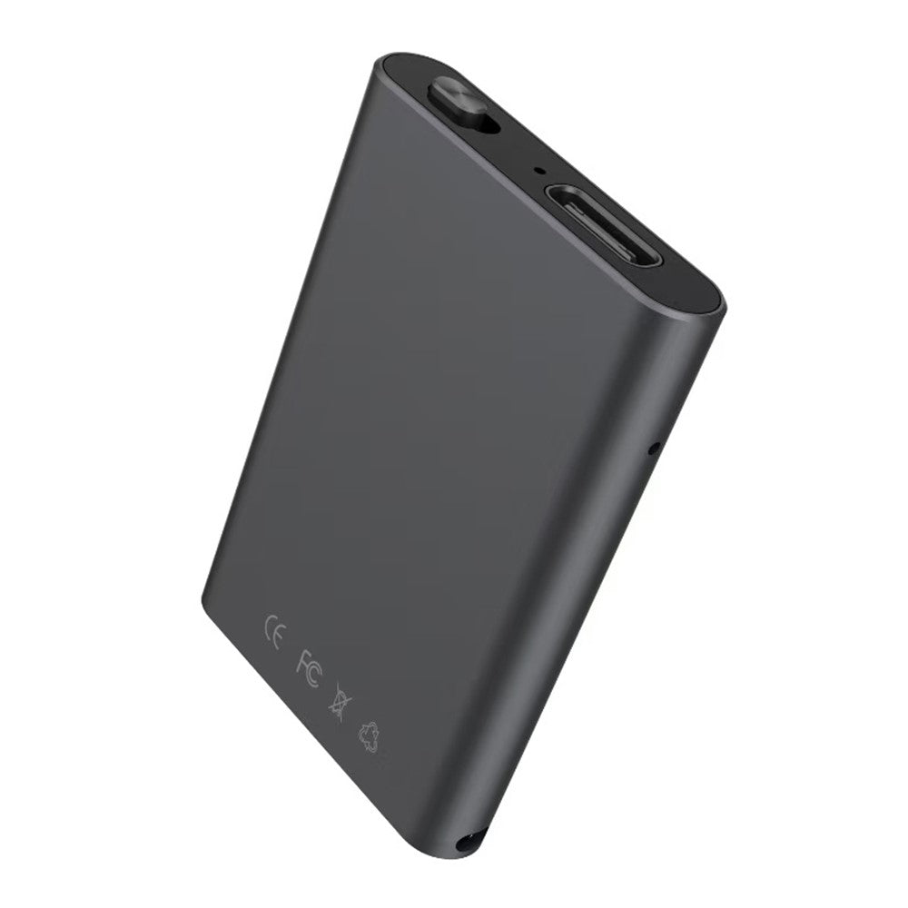 M11 32GB Voice Recorder Magnetic AI Noise Reduction 40H Recording Digital Audio Recorder for Lecture Meeting Interview -Black