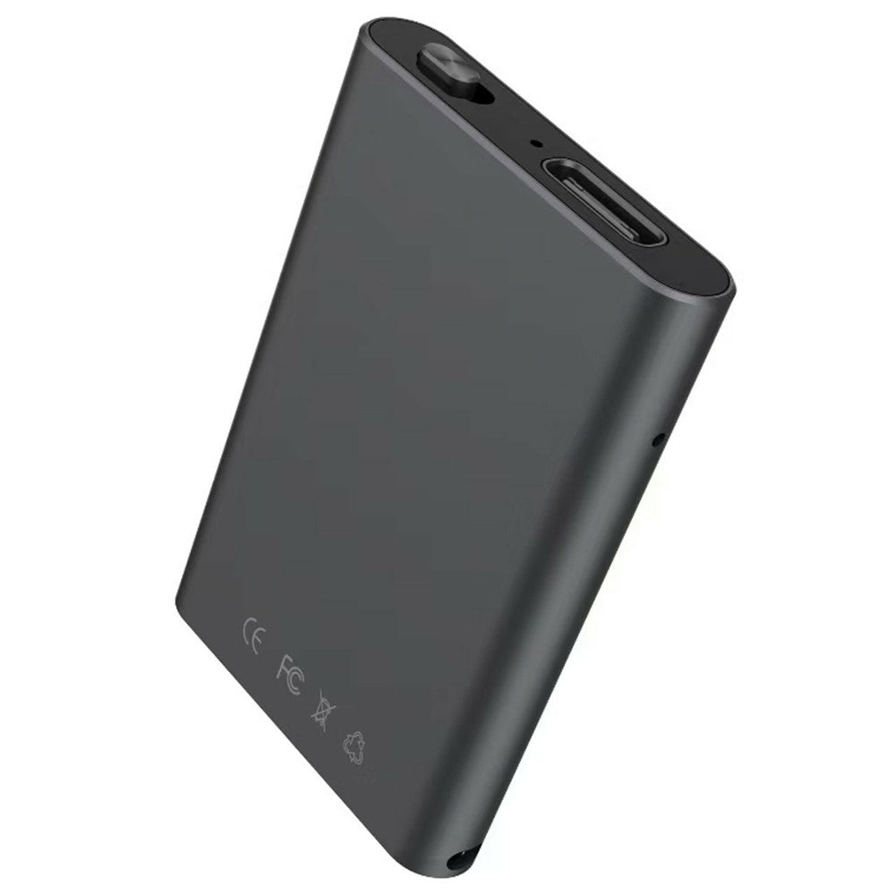 M11 64GB Voice Recorder Magnetic AI Noise Reduction 40H Recording Digital Audio Recorder for Lecture Meeting Interview - Black