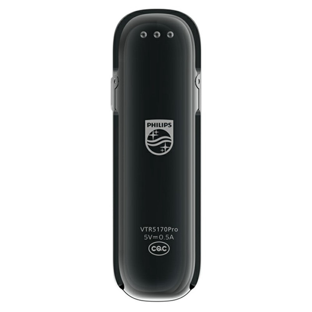PHILIPS VTR5170PRO 64 GB röstinspelare med laddningsfodral Dubbel brusreducering 360 graders omnidirektionell mikrofon AI Smart inspelningsenhet för mötesintervjuer