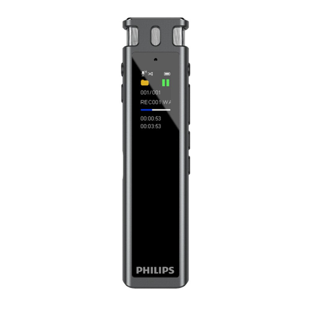 PHILIPS VTR5260 16GB Digital diktafon 2+2 mikrofon tale til tekst Støjreducerende optageenhed til mødeinterview