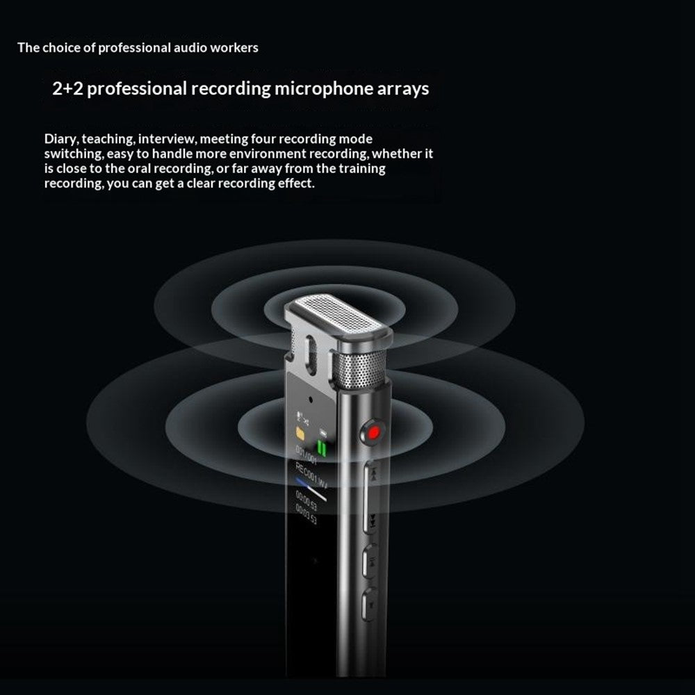 PHILIPS VTR5260 32GB Voice Recorder 0.96 Inch Color Display AI Speech-to-Text Real Time Translation Pen