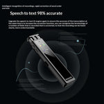 PHILIPS VTR5260 32GB Voice Recorder 0.96 Inch Color Display AI Speech-to-Text Real Time Translation Pen