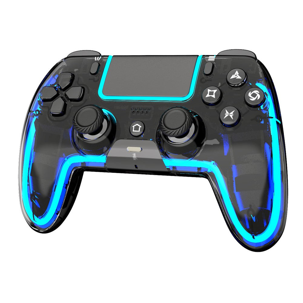 Bluetooth-compatible Wireless Game Controller for PS5 / PC / Android Devices RGB LED Gaming Gamepad with Programming Back Buttons