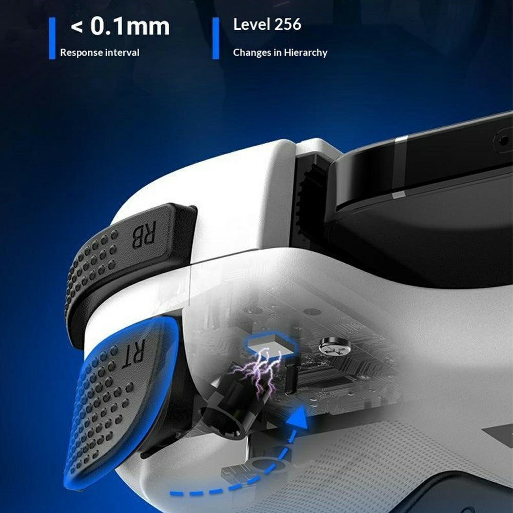 D11S Gaming Controller with Cooling Fan, Hall Trigger, Programmable Back Keys, Stretching Gamepad for Phone / Tablet / Nintendo Switch