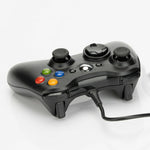 PC360 USB 2.0 Wired Gaming Controller Dual Vibration Ergonomic Gamepad for PC PS3 Android