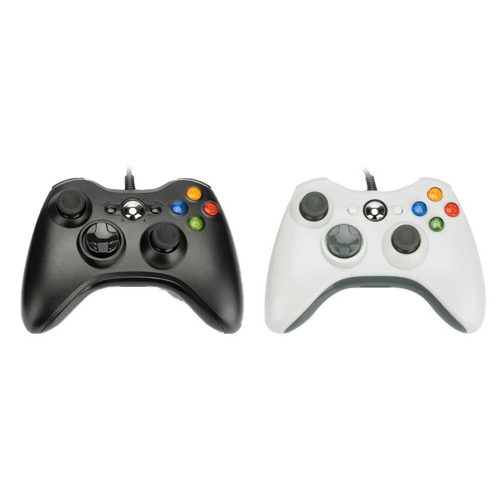 PC360 USB 2.0 Wired Gaming Controller Dual Vibration Ergonomic Gamepad for PC PS3 Android
