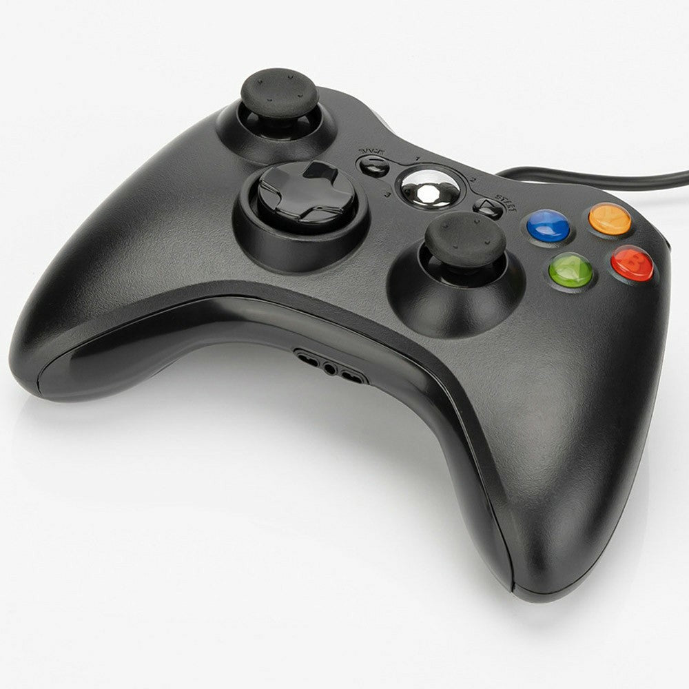 USB Wired Controller for Microsoft Xbox 360 / S / E / PC Computer Dual Vibration Ergonomic Gamepad