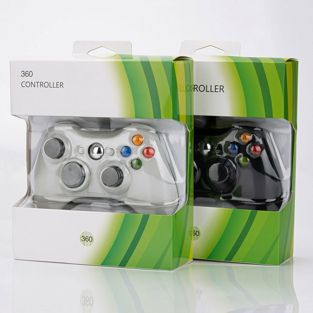 USB Wired Controller for Microsoft Xbox 360 / S / E / PC Computer Dual Vibration Ergonomic Gamepad