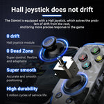 D6mini Stretching Gaming Controller with Hall Joystick Dual Mode Bluetooth-compatible Wired Gamepad for Android iOS Switch PC