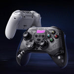 G7 Wireless Bluetooth-compatible Gaming Controller with Phone Holder & Receiver Hall Joystick Trigger Six-Axis Motion Sensing 1000Hz Gamepad for PC / Nintendo Switch / PS4