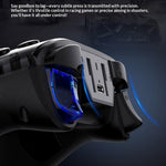 G7 Wireless Bluetooth-compatible Gaming Controller with Phone Holder & Receiver Hall Joystick Trigger Six-Axis Motion Sensing 1000Hz Gamepad for PC / Nintendo Switch / PS4