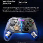 G7 Wireless Bluetooth-compatible Gaming Controller with Phone Holder & Receiver Hall Joystick Trigger Six-Axis Motion Sensing 1000Hz Gamepad for PC / Nintendo Switch / PS4