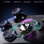 G7 Wireless Bluetooth-compatible Gaming Controller with Phone Holder & Receiver Hall Joystick Trigger Six-Axis Motion Sensing 1000Hz Gamepad for PC / Nintendo Switch / PS4