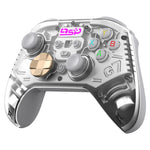 G7 Wireless Bluetooth-compatible Gaming Controller with Phone Holder & Receiver Hall Joystick Trigger Six-Axis Motion Sensing 1000Hz Gamepad for PC / Nintendo Switch / PS4