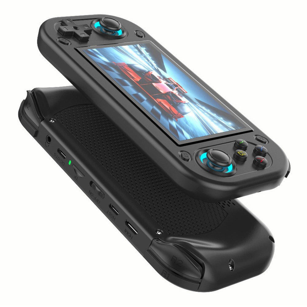 R43S Handheld Game Console 4.3 inch HD IPS Screen Arcade Gaming Device with Joysticks & HD Output